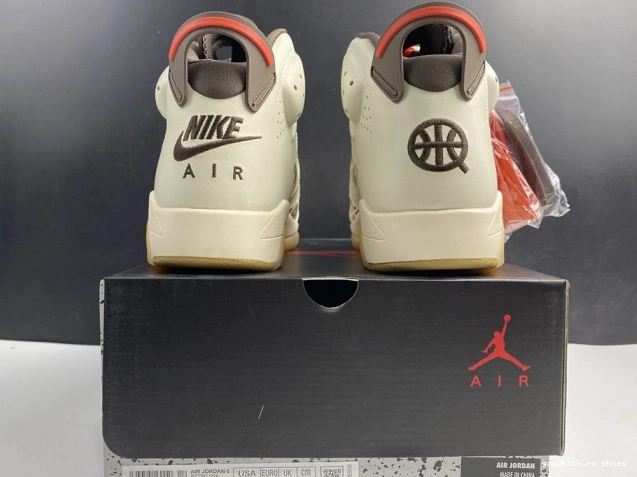 6 Retro AIR (2020) Quai54 Sail Jordan CZ4152-100 Brown 0819